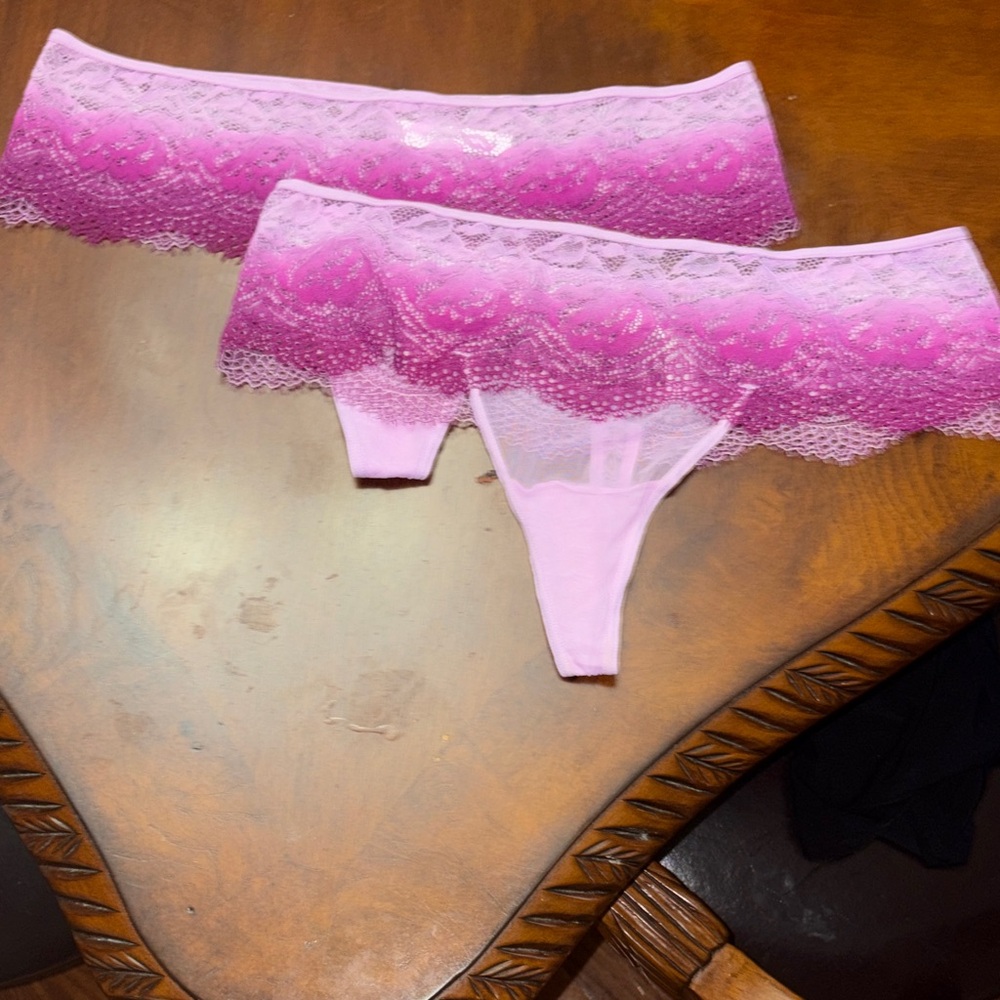 Parisian Works Pink Lace Panties